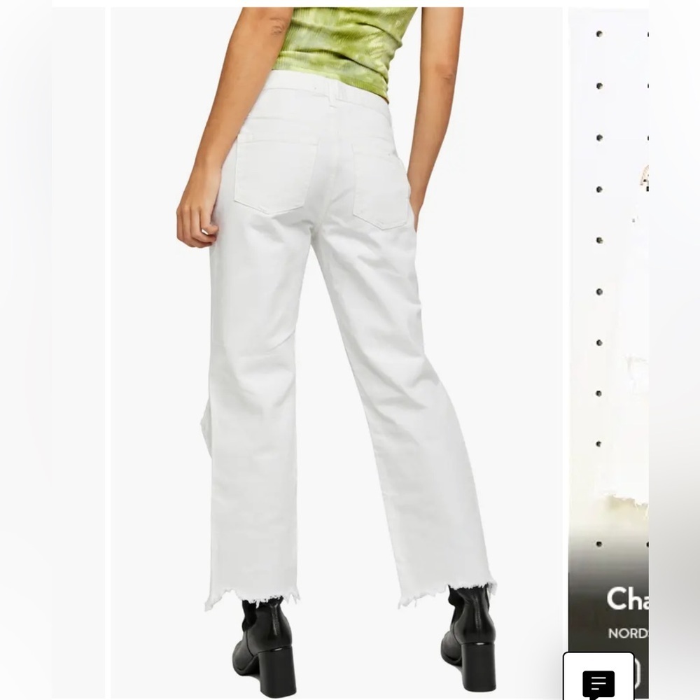 We The Free White High-Waisted Jeans